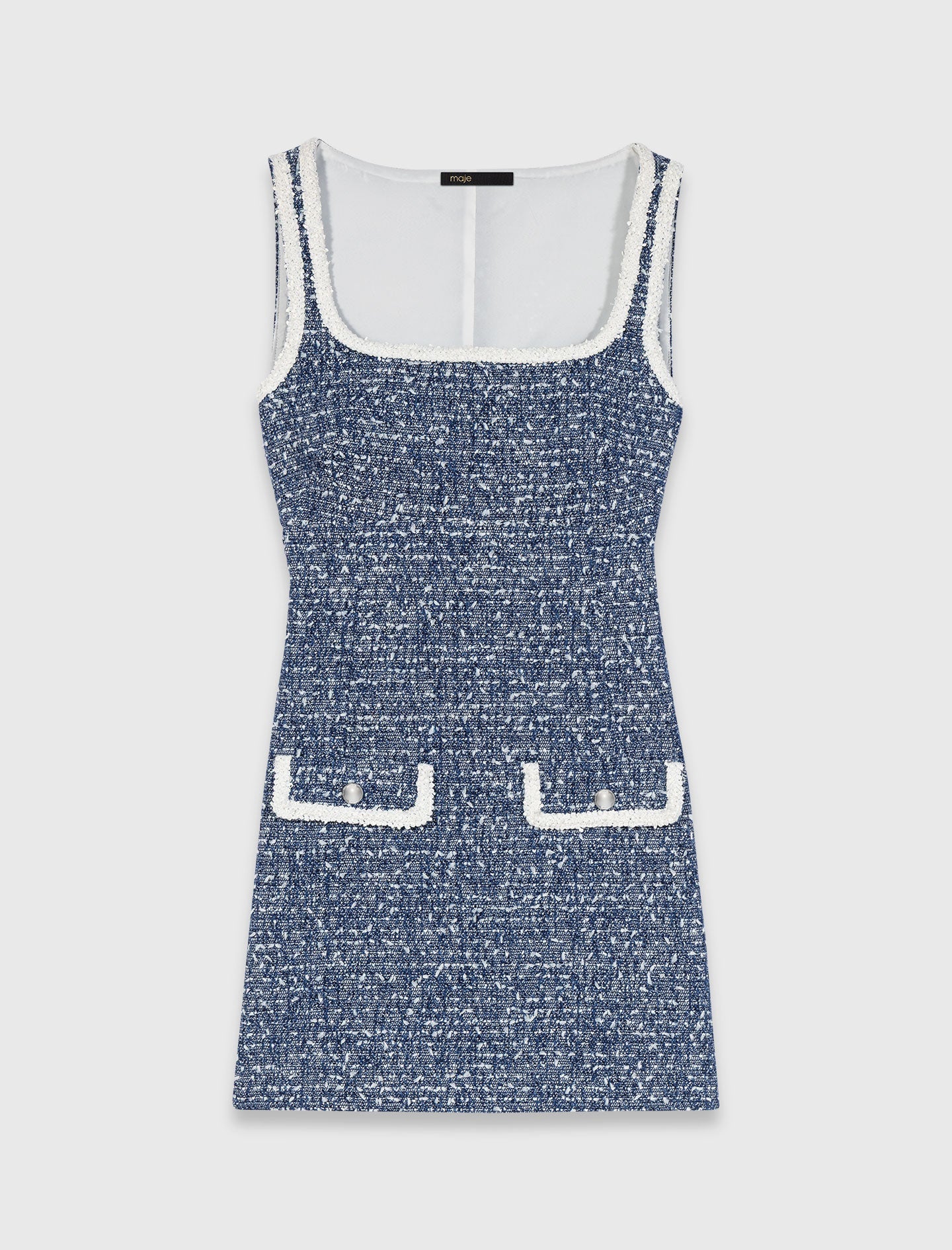 Short Tweed Dress BLUE
