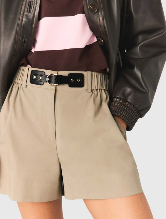 Cotton Shorts Camel