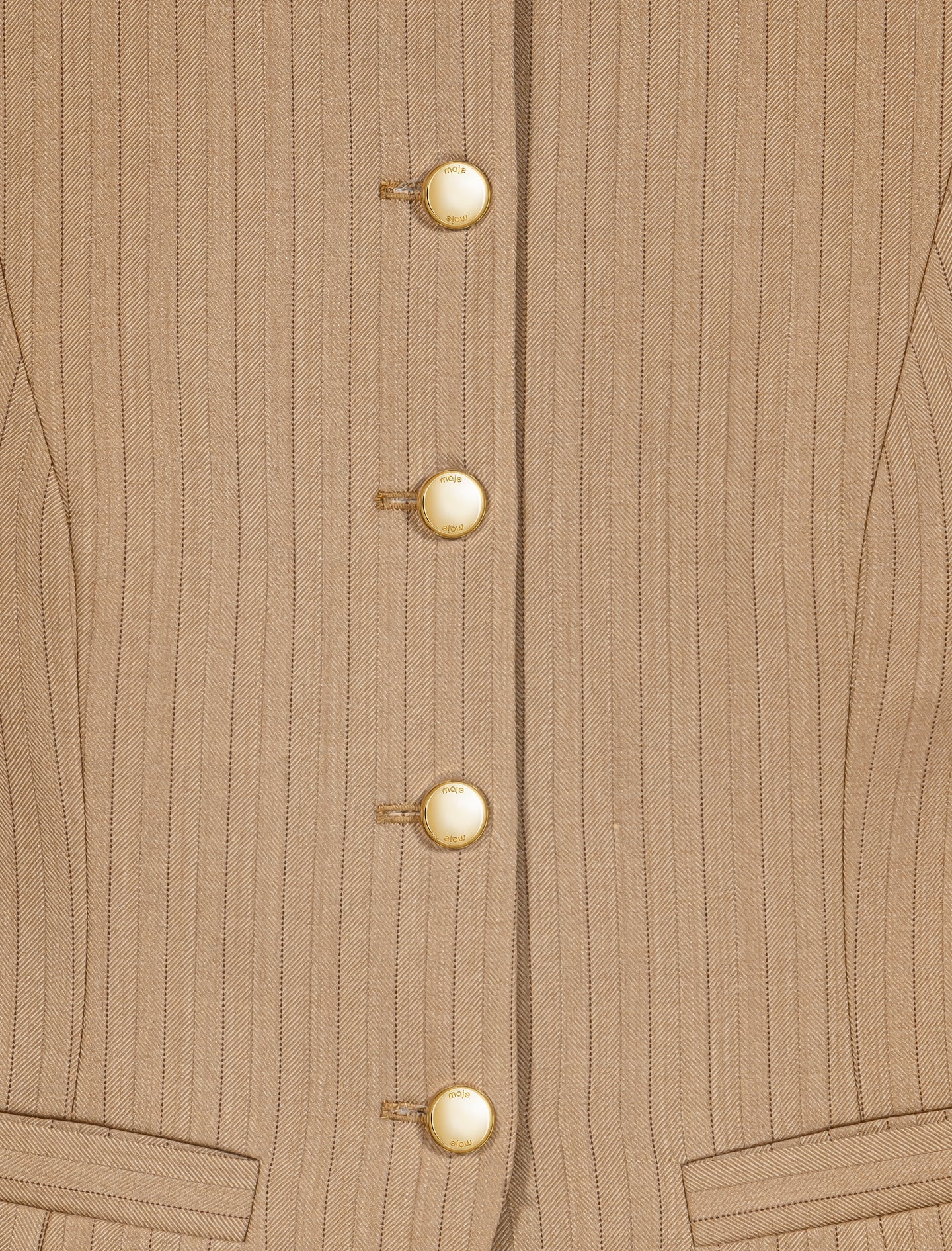 Long tailored jacket Beige