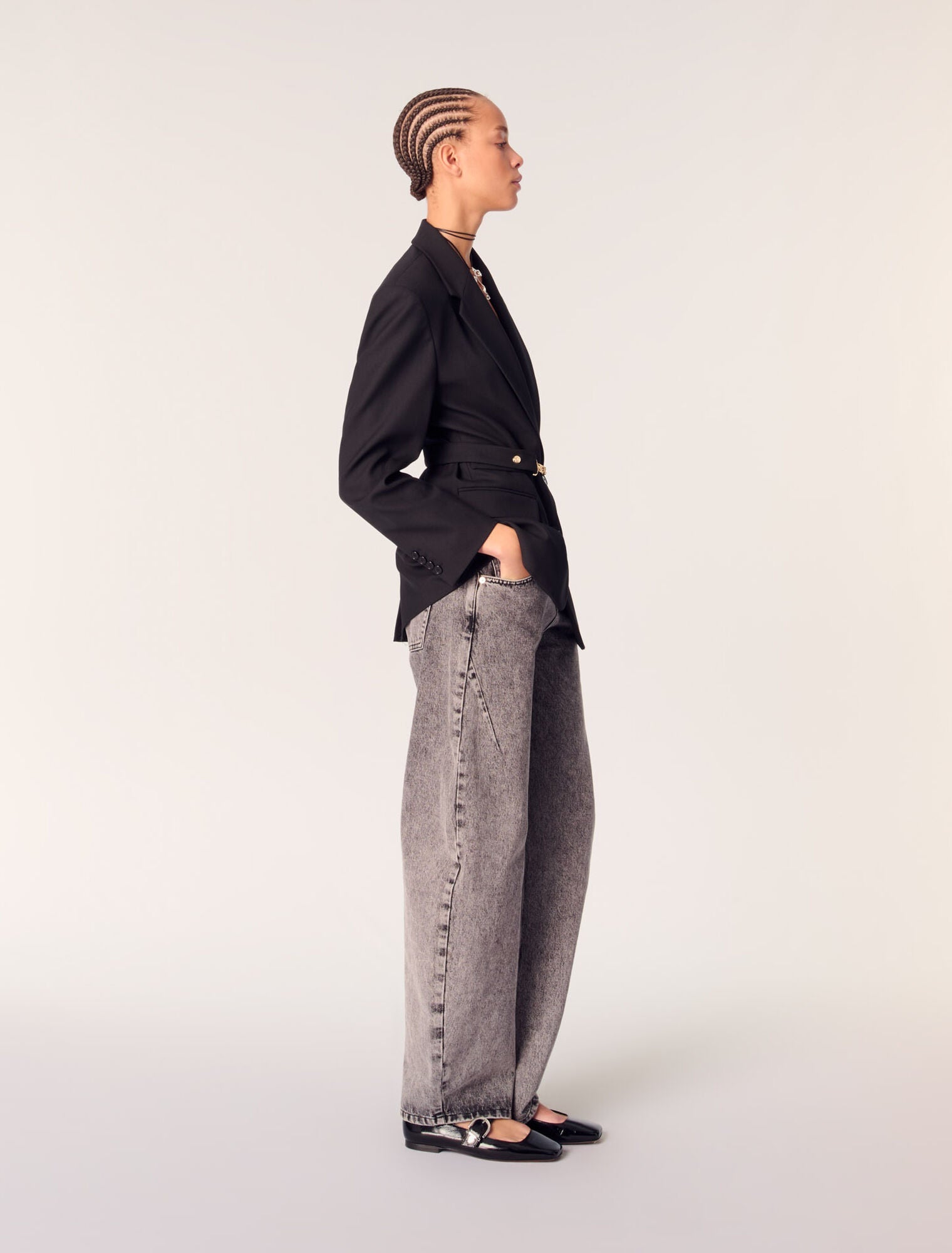 Black-Belted suit jacket