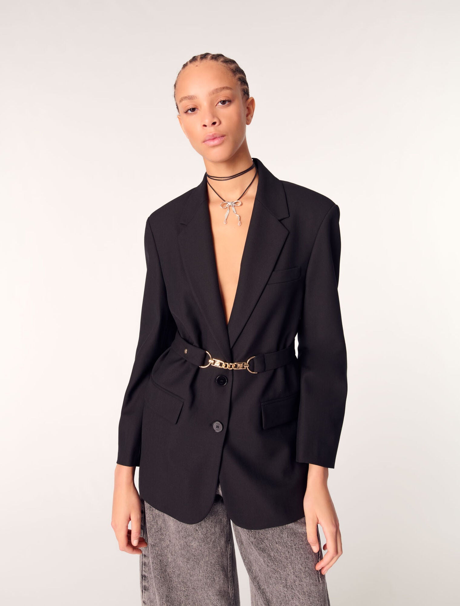 Black-Belted suit jacket
