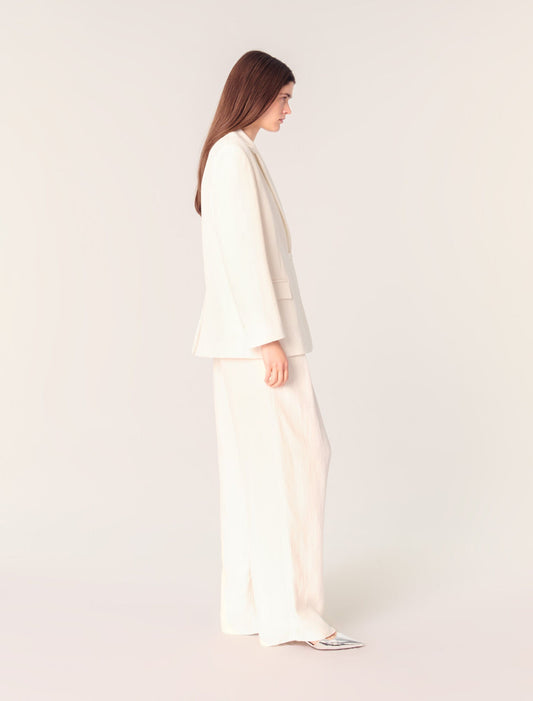 Ecru-Suit Jacket