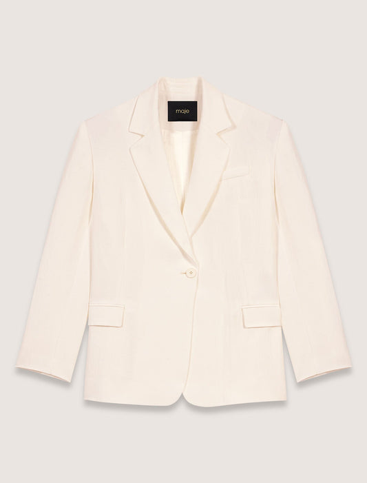 Ecru-Suit Jacket