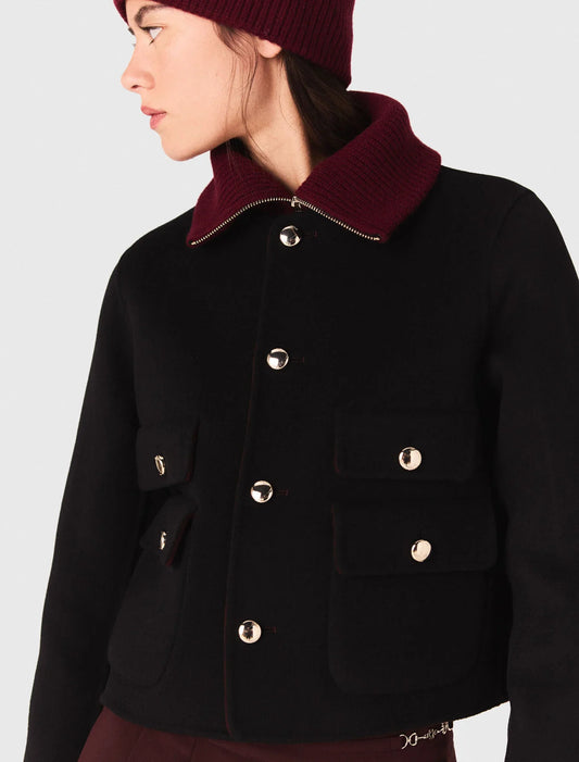 mfpve00722 reversible double faced jacket burgundy