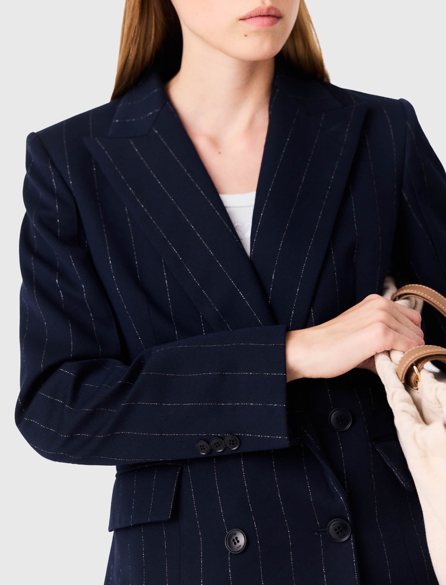 Double-breasted suit jacket Navy